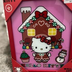 Hello kitty light up Christmas pictures. Wall art lot